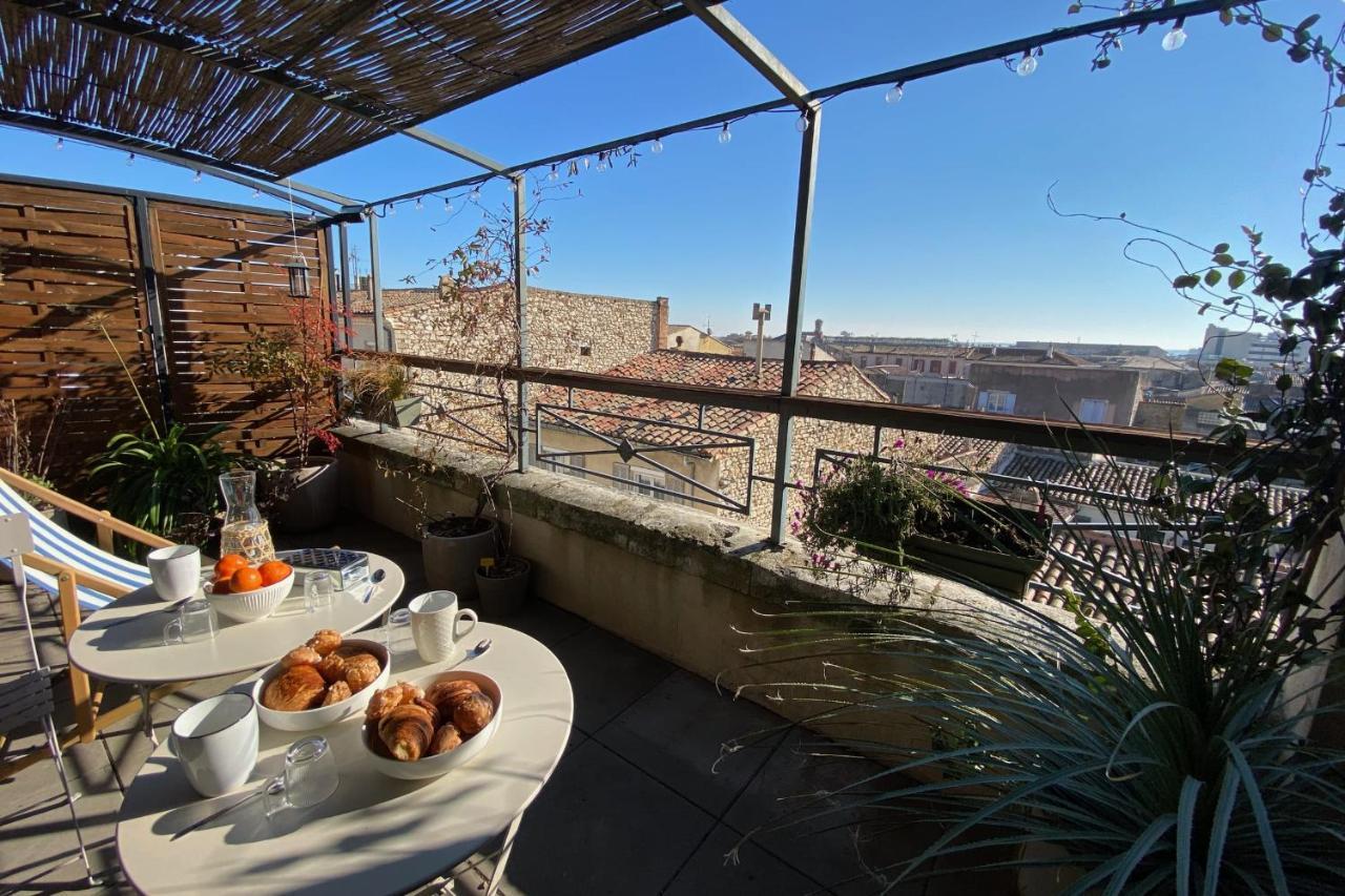The Sunny - P2 With Terrace - City Centre Νιμ Εξωτερικό φωτογραφία